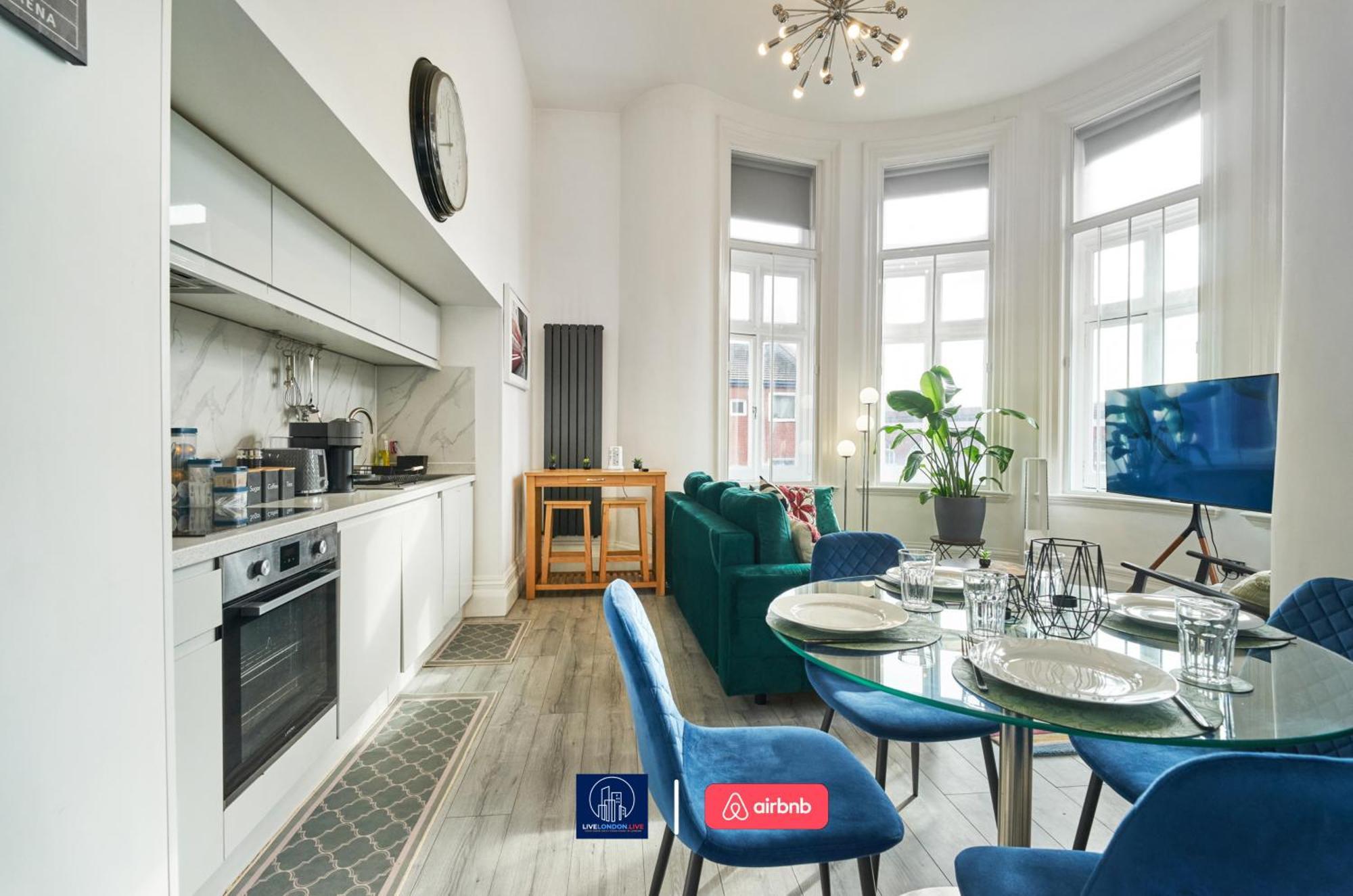 Last-Minute Specials L Sleeps Up To 4 Guests L One-Bedroom Apartment With King Bed And High Ceilings Near Camden By Live London Short Lets & Serviced Accommodation Exterior foto