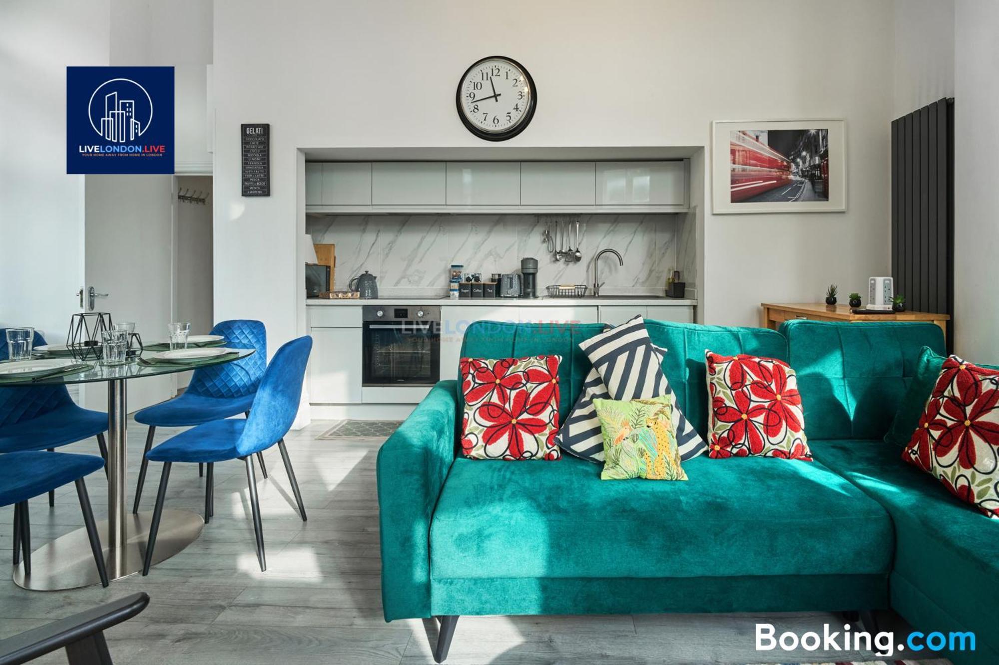 Last-Minute Specials L Sleeps Up To 4 Guests L One-Bedroom Apartment With King Bed And High Ceilings Near Camden By Live London Short Lets & Serviced Accommodation Exterior foto